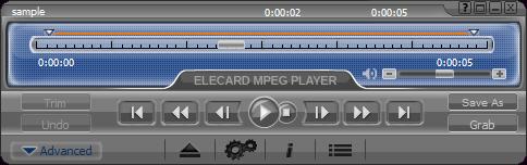 Elecard MPEG Player screenshot
