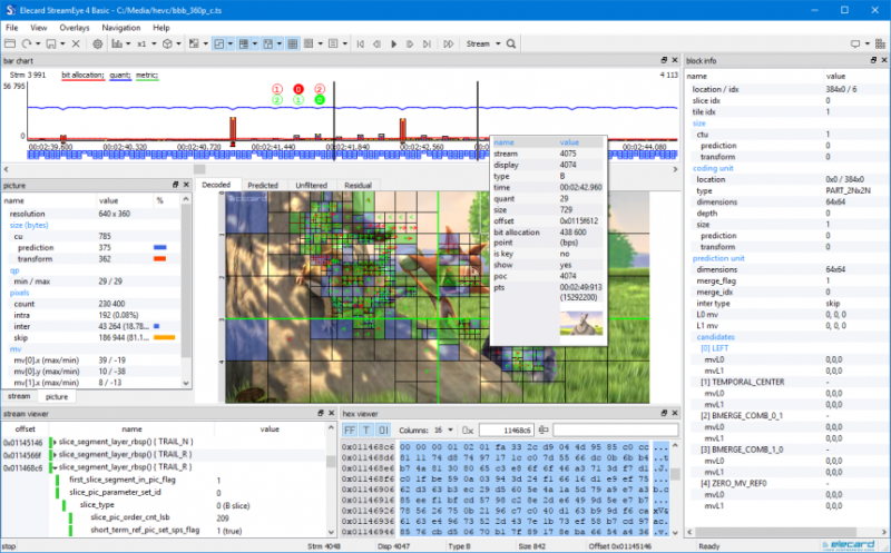 Video quality test software for QA